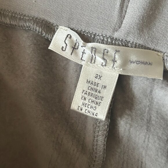 NWT Spense Plus Size Terry Roll Cuff Trouser Pants Size 2X Casual Loungewear New - Picture 8 of 14